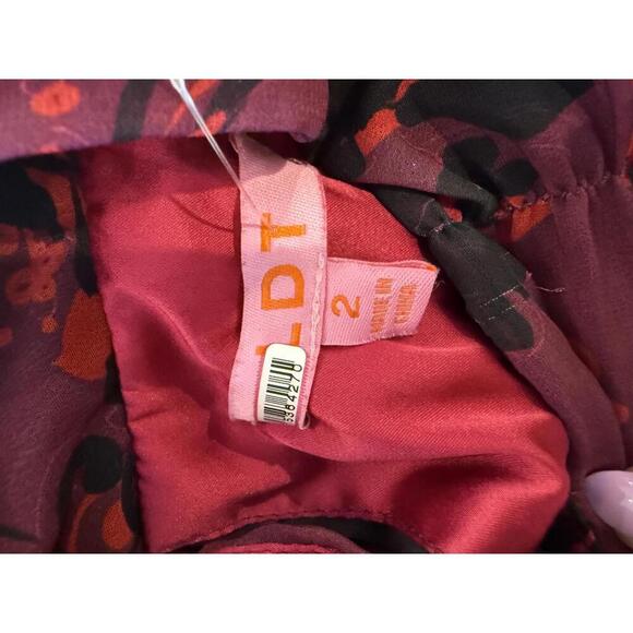 LTD Brooke Flowing Red & Black Maxi Dress - Picture 12 of 15